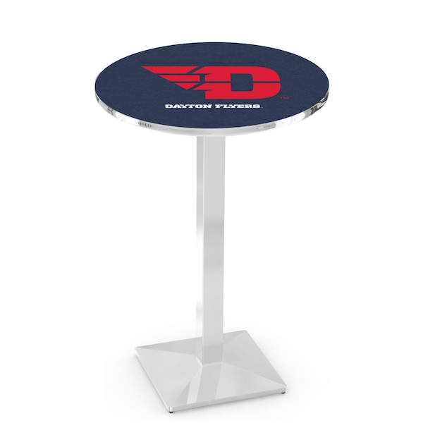 42" Chrome University of Dayton Pub Table